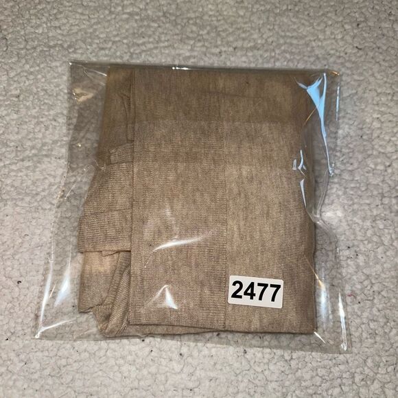 J. Crew Medium Merino Wool Blend Tan Womens Crew Womens Sweater Elbow Detail NWT - Picture 9 of 9